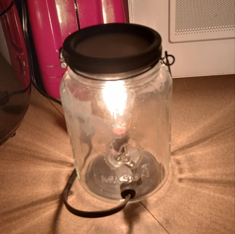 Mason Jar Light Wax Warmer - Picture 2 of 6